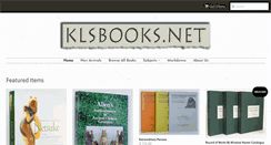 Desktop Screenshot of klsbooks.net