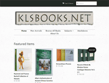 Tablet Screenshot of klsbooks.net